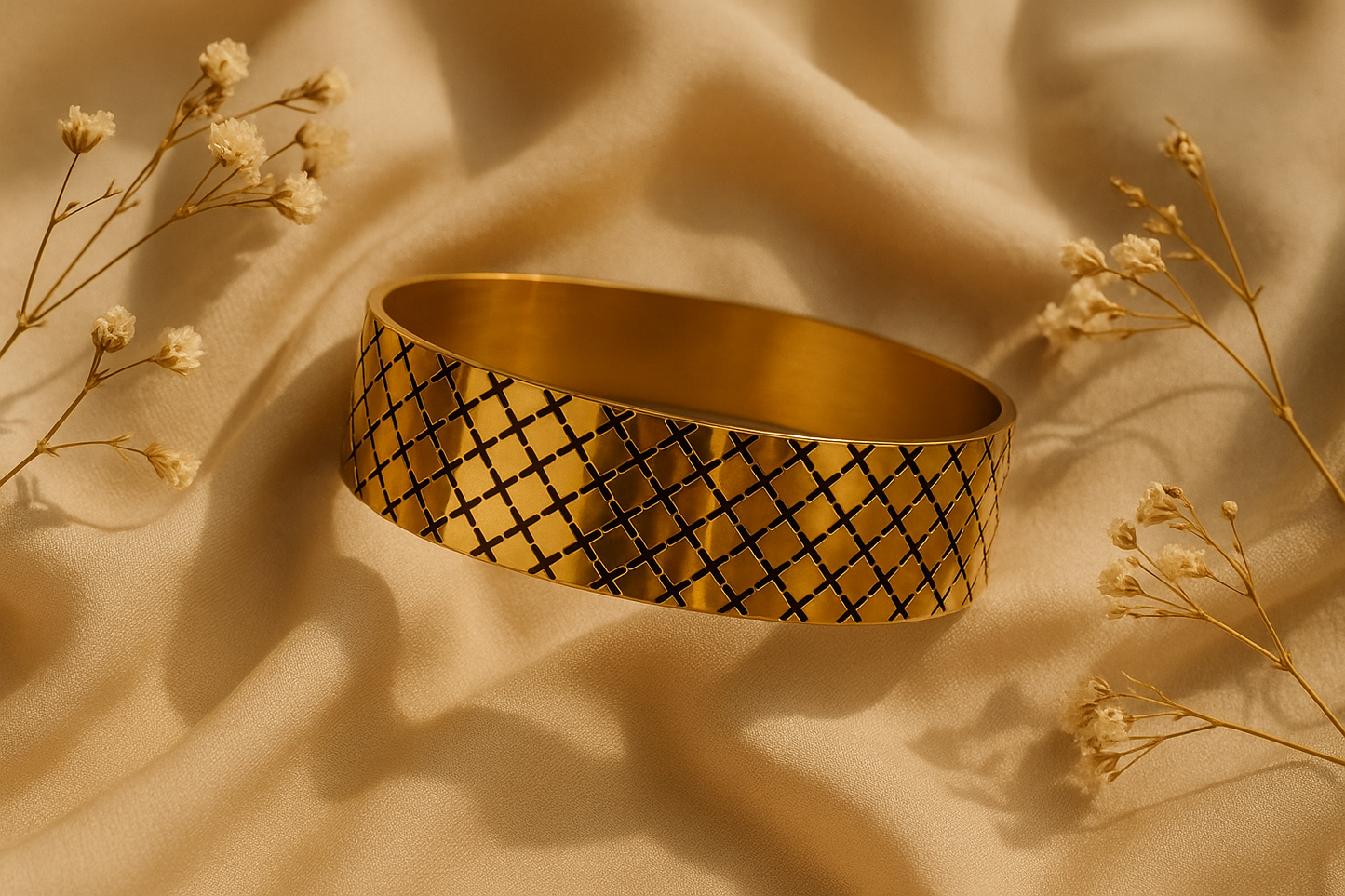 Golden Belt Cuff – Chic & Sleek