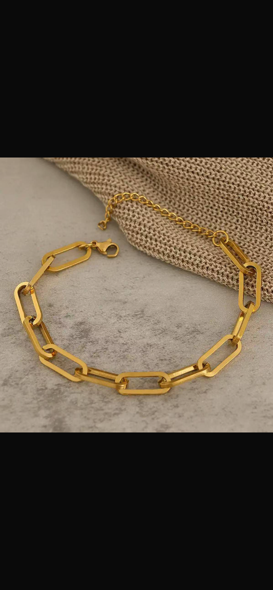 Gold Chain Link Anklet – Minimal Everyday Luxury Anklet